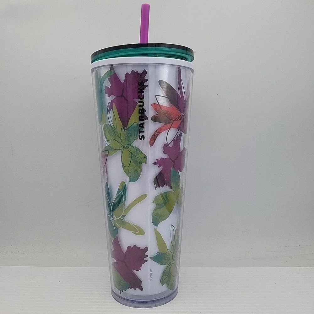 Floral 24 oz‎ Starbucks Tumbler